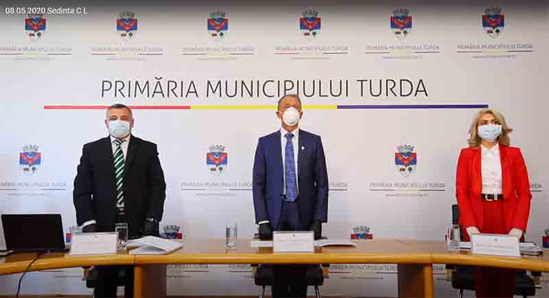 Ședința de îndată a Consiliului local Turda, 8 mai 2020
