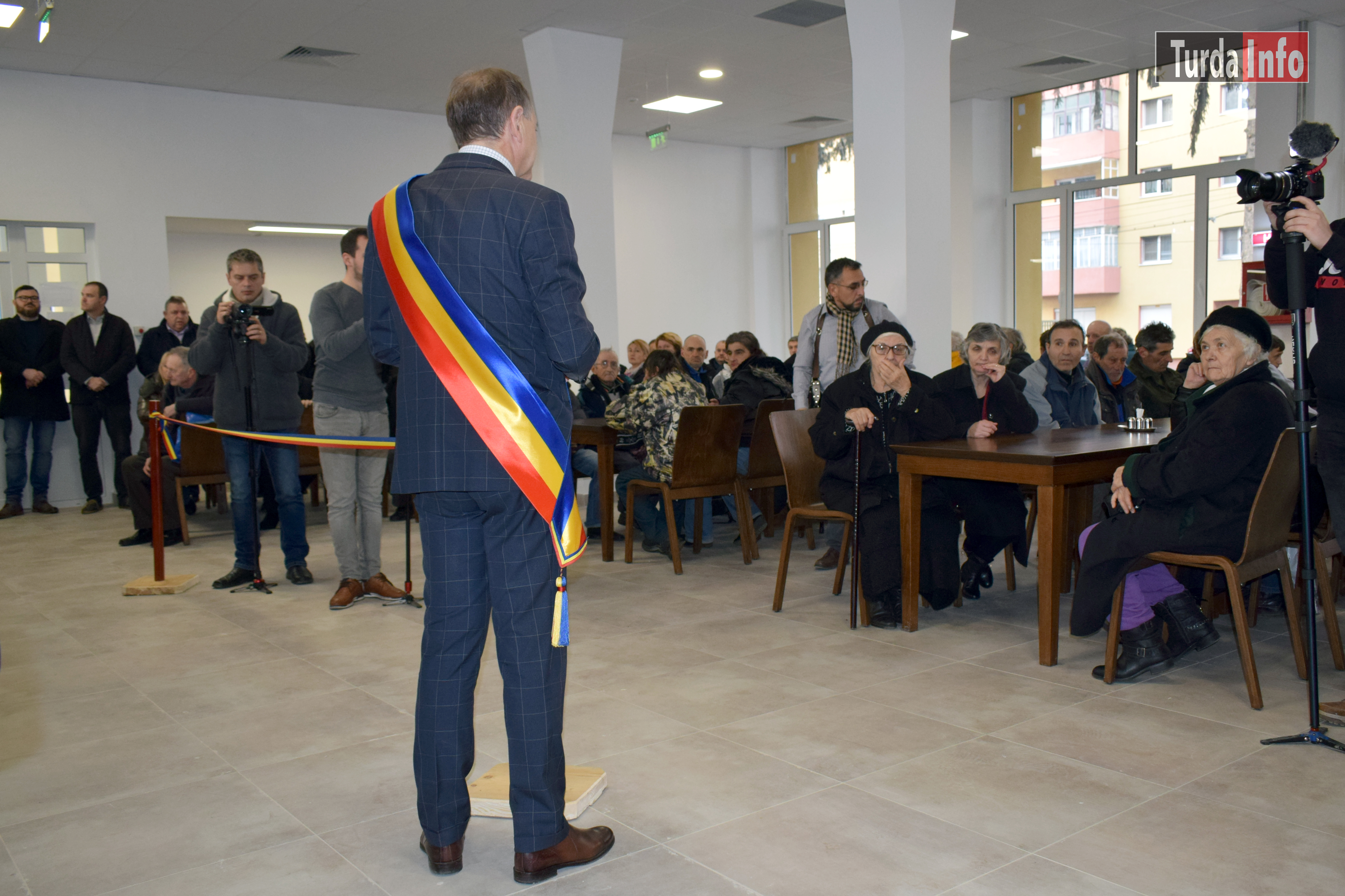 Deschiderea Cantinei Sociale Turda de pe strada Macilor