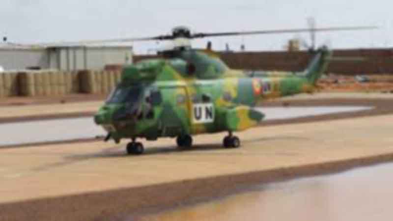 Elicoptere militare românești în misiune în MALI - Africa Occidentală