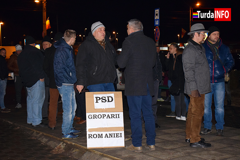 Proteste Turda - 3 februarie 2017