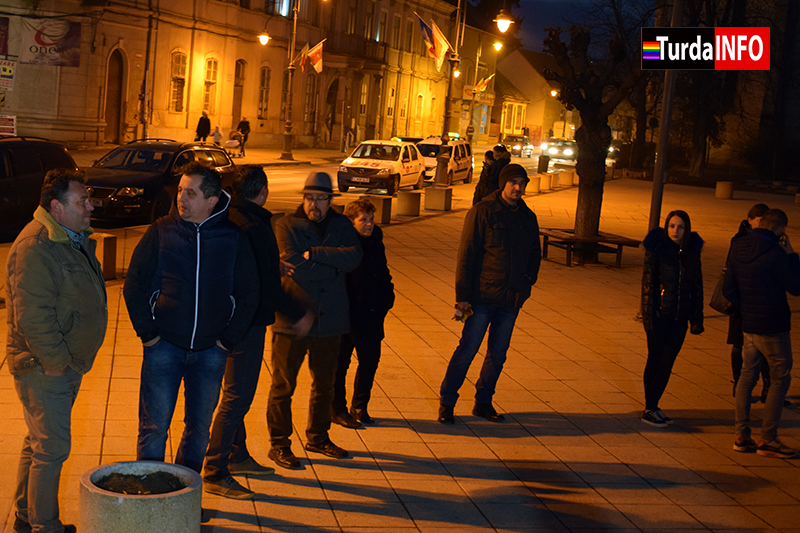 Proteste la Turda, 1 februarie 2017