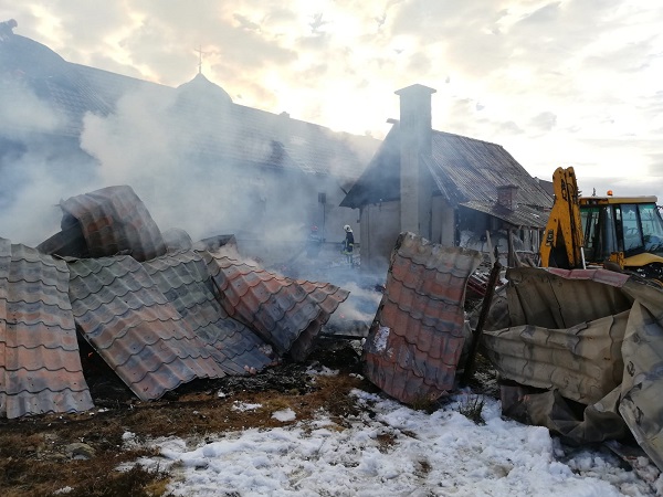 Incendiu la Mânăstirea Martirii Brâncoveni de la Mărșel (jud. Cluj)