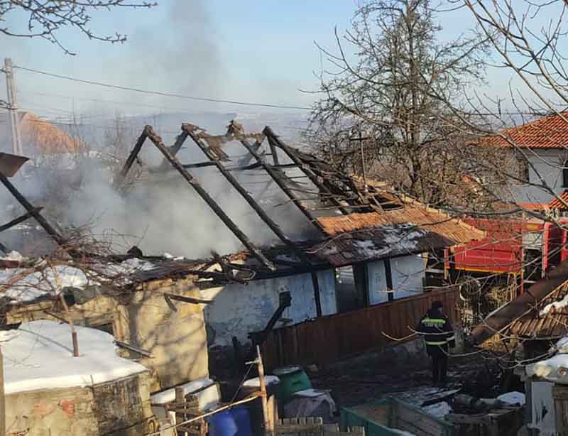 Incendiu mortal la Gheorgheni (jud. Cluj)
