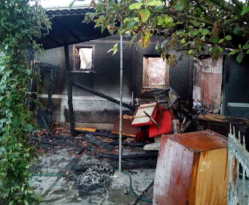case incendiu